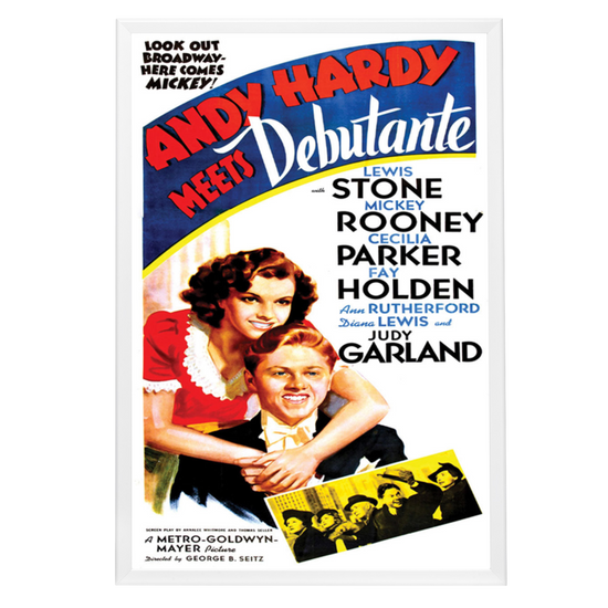 "Andy Hardy Meets Debutante" (1940) Framed Movie Poster