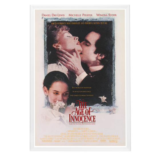"Age of Innocence" (1993) Framed Movie Poster