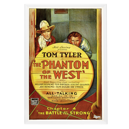 "Phantom Of The West" (1931) Framed Movie Poster