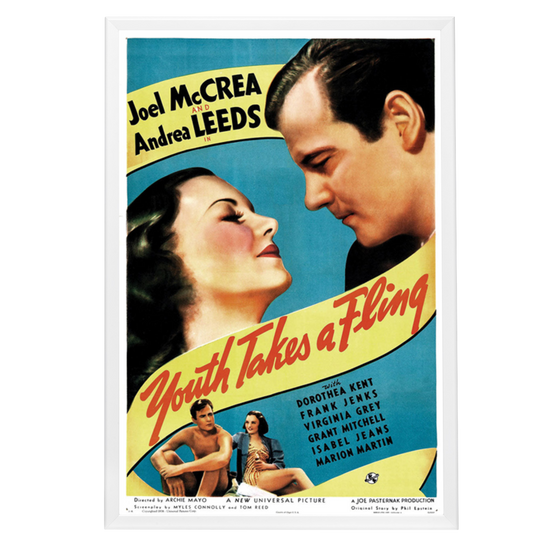 "Youth Takes A Fling" (1938) Framed Movie Poster