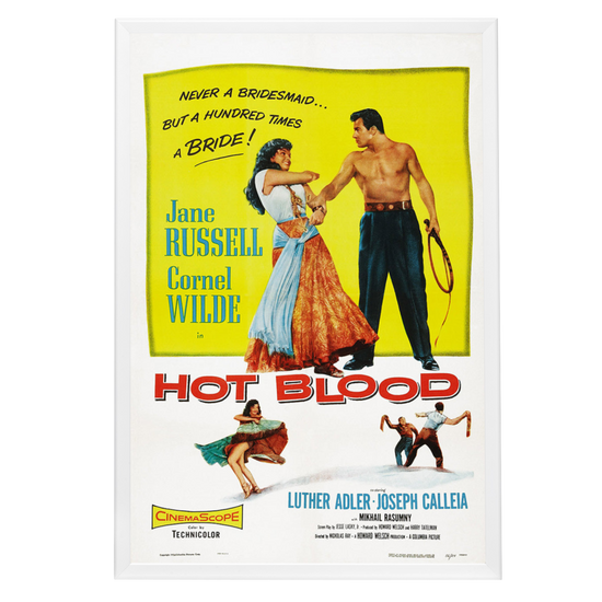 "Hot Blood" (1956) Framed Movie Poster