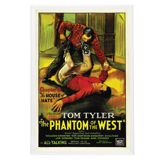 "Phantom Of The West" (1931) Framed Movie Poster