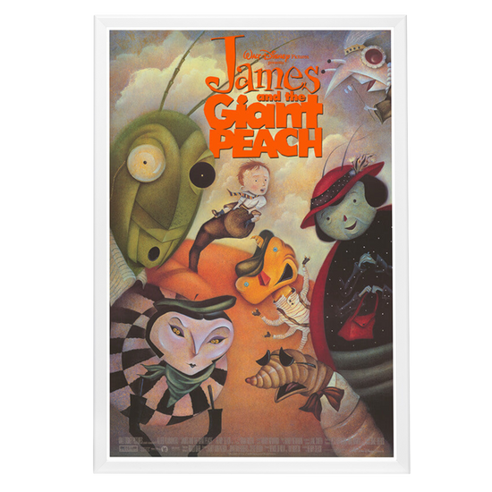 "James and the Giant Peach" (1996) Framed Movie Poster