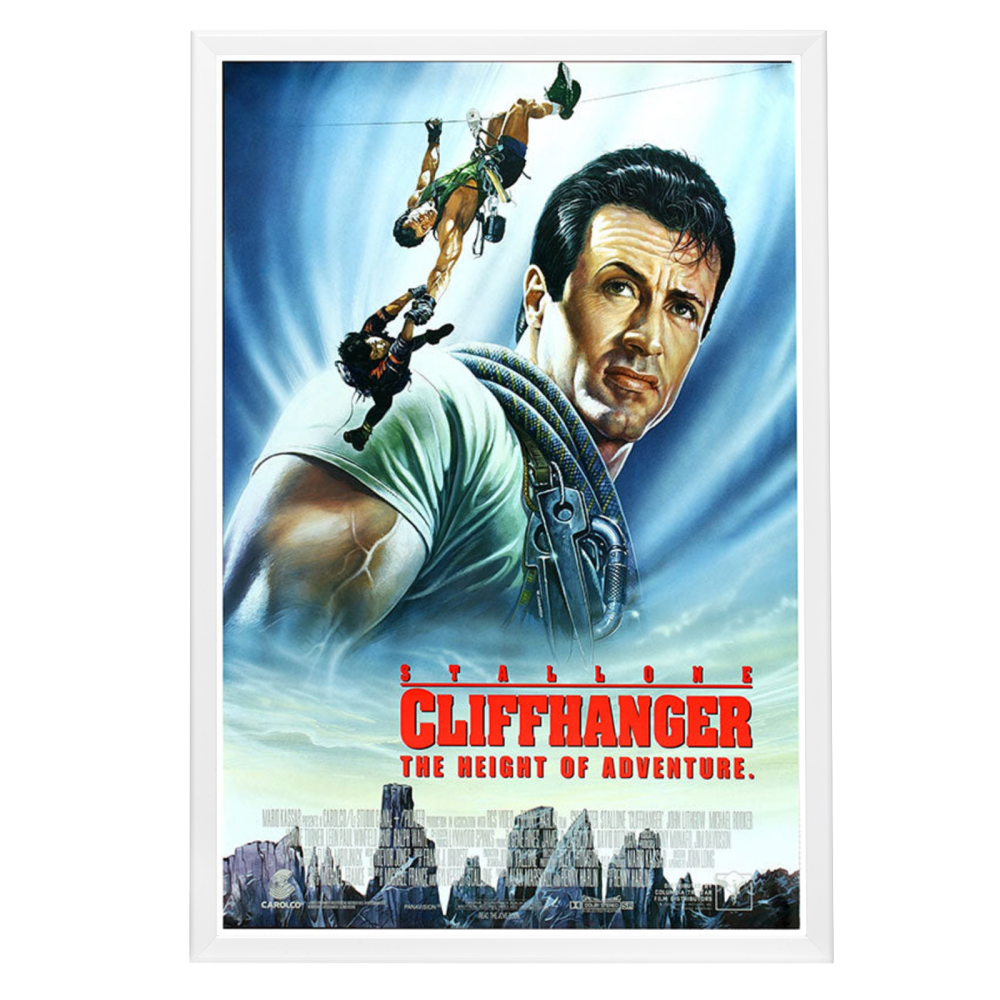 "Cliffhanger" (1993) Framed Movie Poster