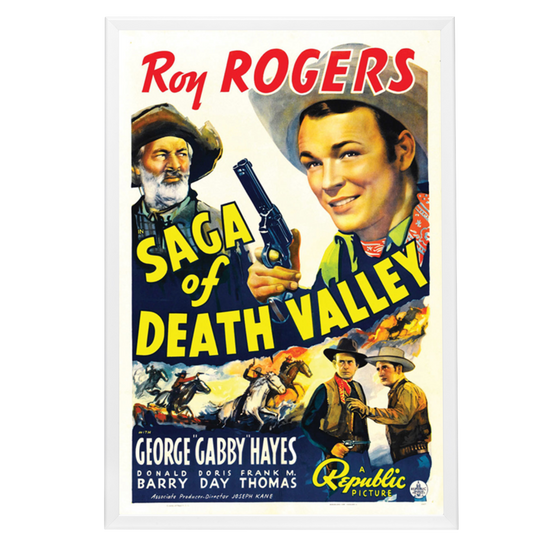 "Saga Of Death Valley" (1939) Framed Movie Poster