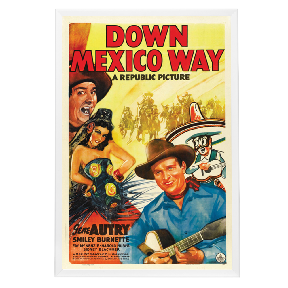 "Down Mexico Way" (1941) Framed Movie Poster