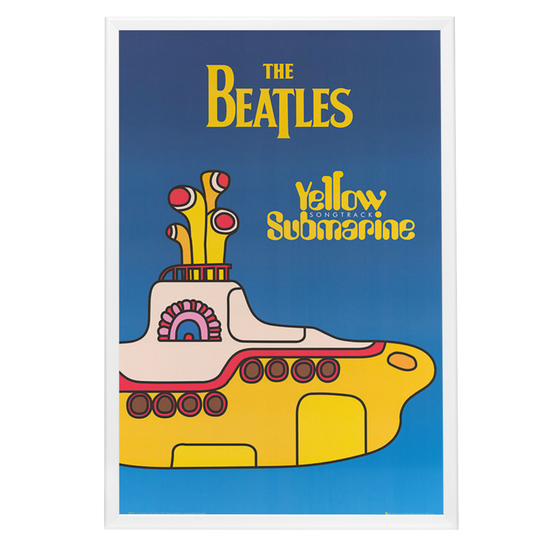 "Yellow Submarine" (1968) Framed Movie Poster