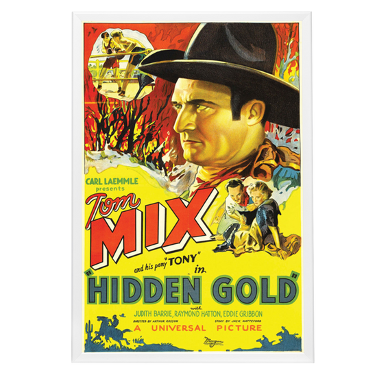 "Hidden Gold" (1932) Framed Movie Poster