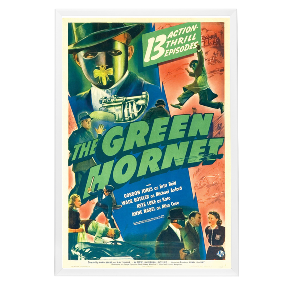"Green Hornet" (1940) Framed Movie Poster