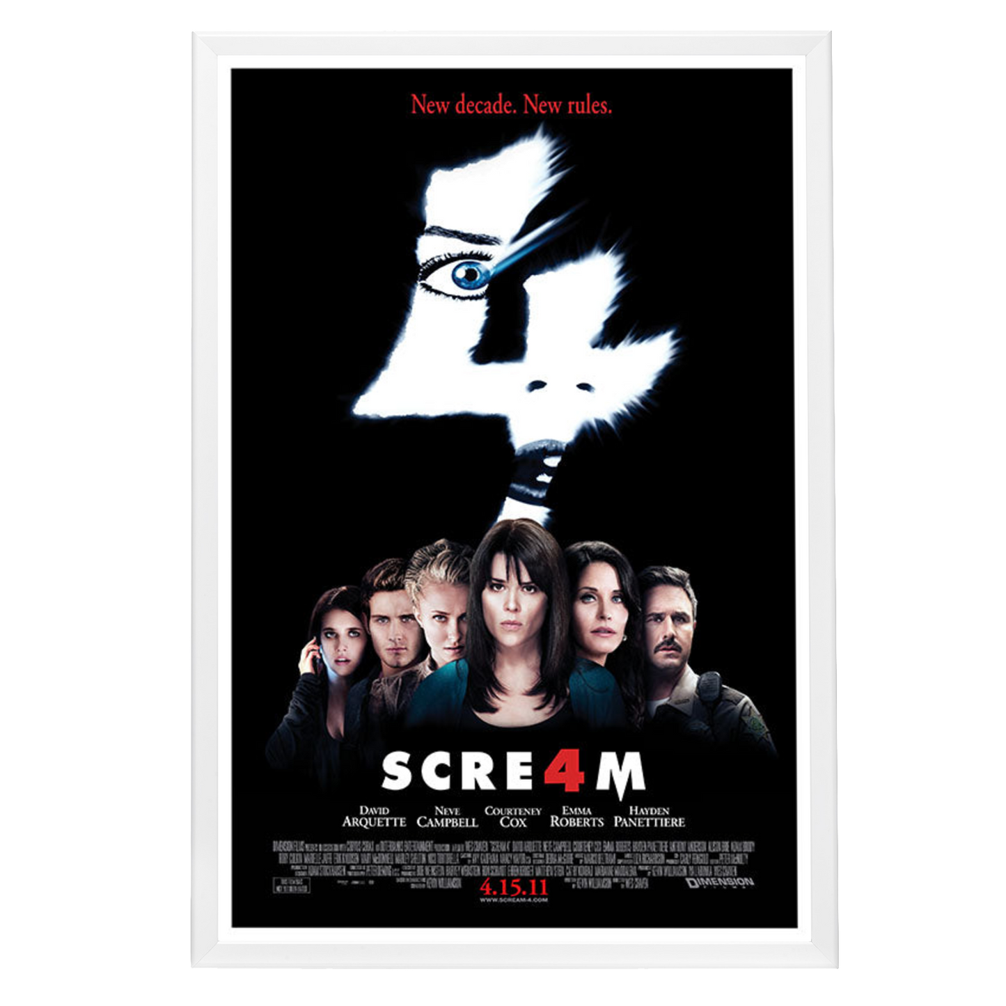 "Scream 4" (2011) Framed Movie Poster