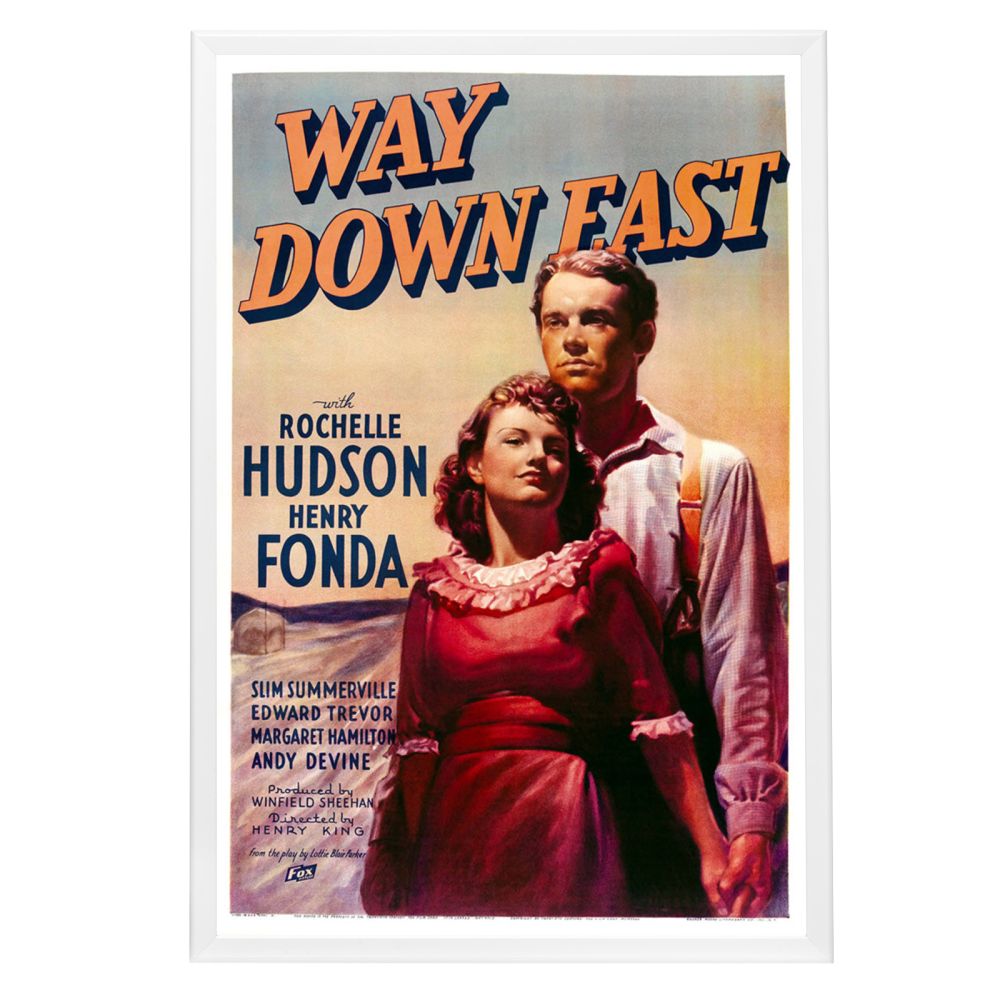 "Way Down East" (1920) Framed Movie Poster