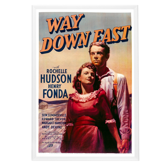 "Way Down East" (1920) Framed Movie Poster