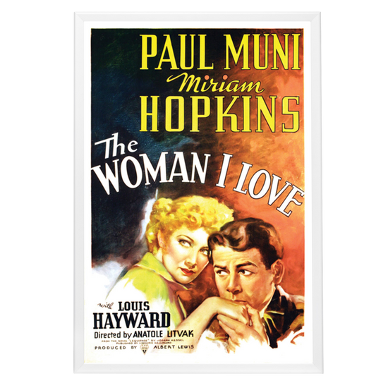 "Woman I Love" (1937) Framed Movie Poster