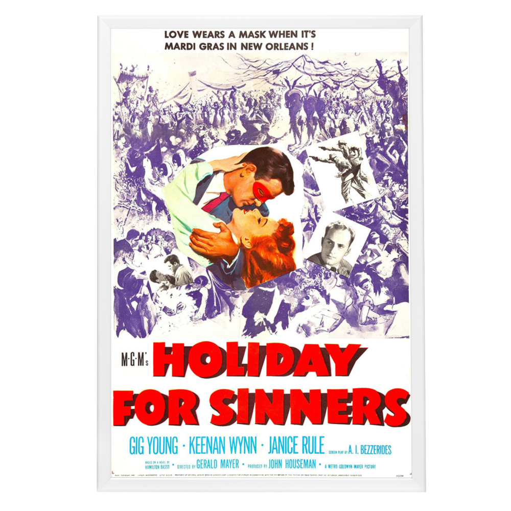 "Holiday For Sinners" (1952) Framed Movie Poster