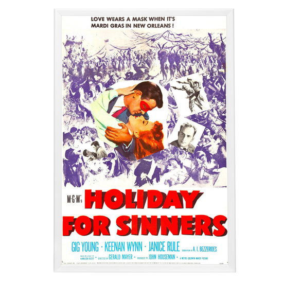 "Holiday For Sinners" (1952) Framed Movie Poster
