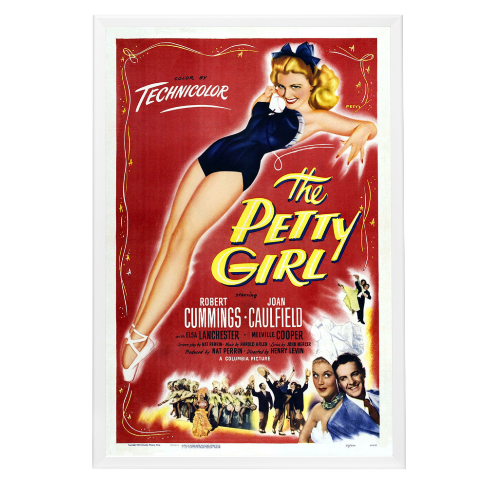 "Petty Girl" (1950) Framed Movie Poster