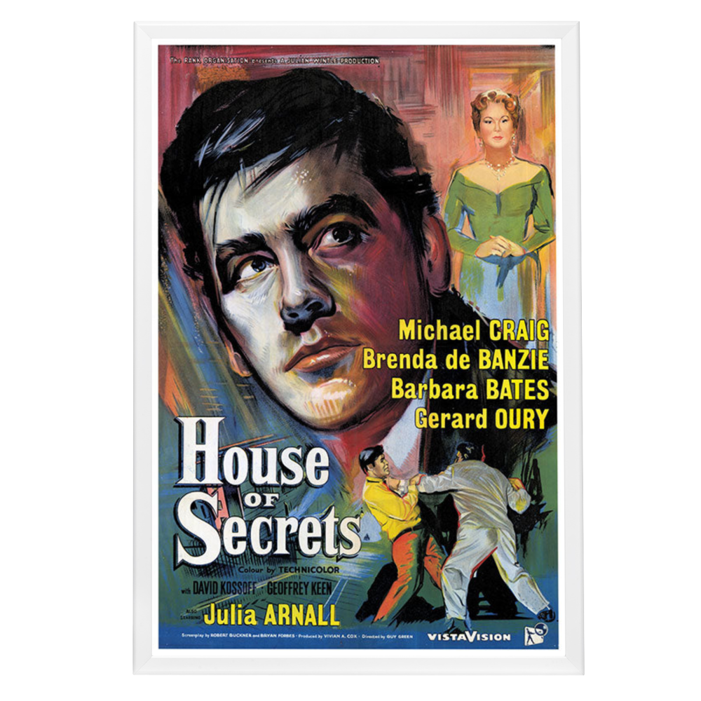 "House of Secrets" (1956) Framed Movie Poster