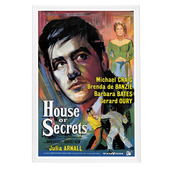 "House of Secrets" (1956) Framed Movie Poster