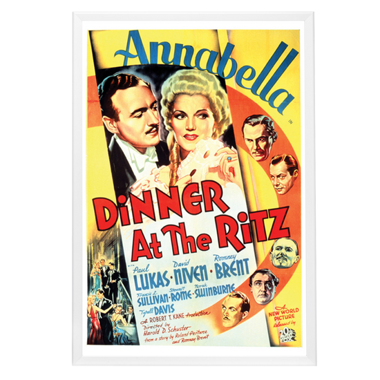 "Dinner At The Ritz" (1937) Framed Movie Poster