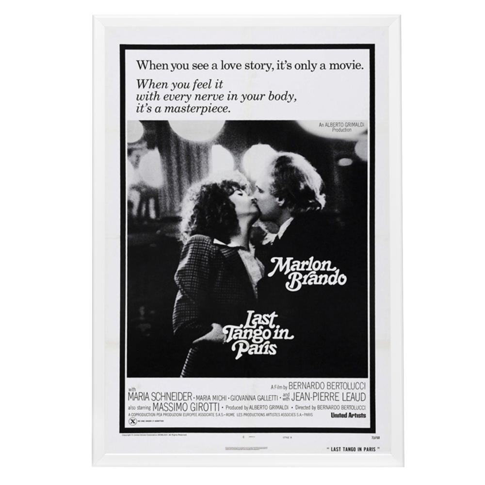 "Last Tango In Paris" (1972) Framed Movie Poster