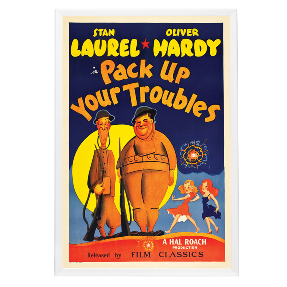 "Pack Up Your Troubles" (1932) Framed Movie Poster