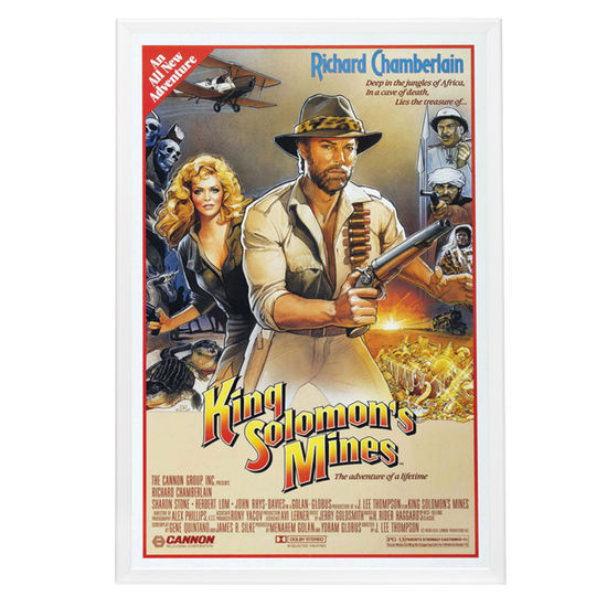 "King Solomon's Mines" (1985) Framed Movie Poster