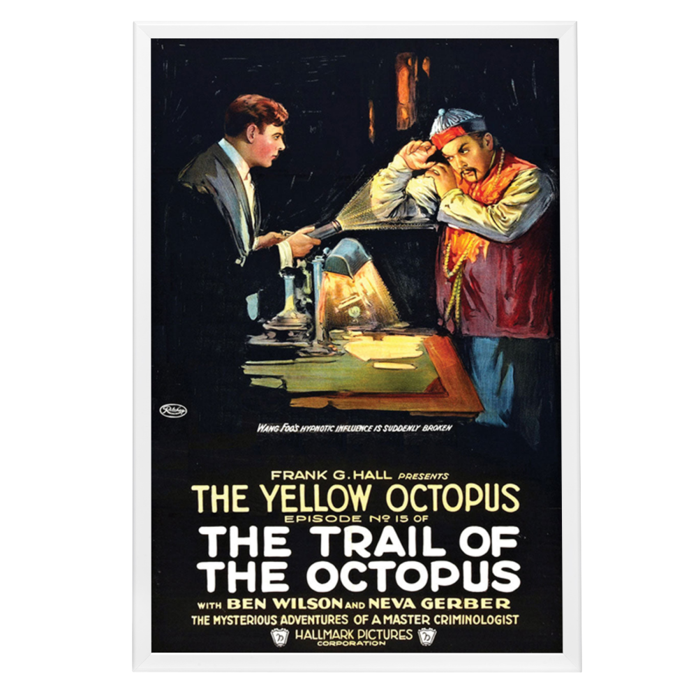 "Trail Of The Octopus" (1919) Framed Movie Poster