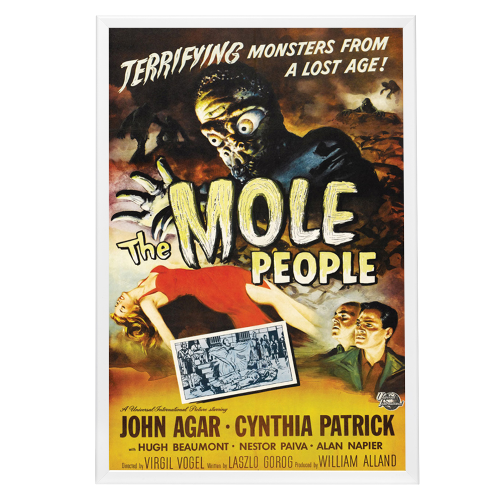 "Mole People" (1956) Framed Movie Poster