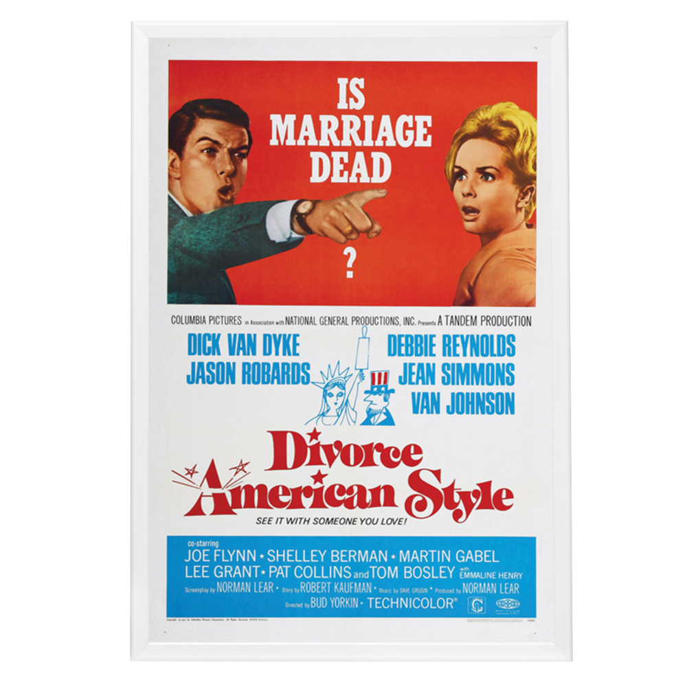 "Divorce American Style" (1967) Framed Movie Poster