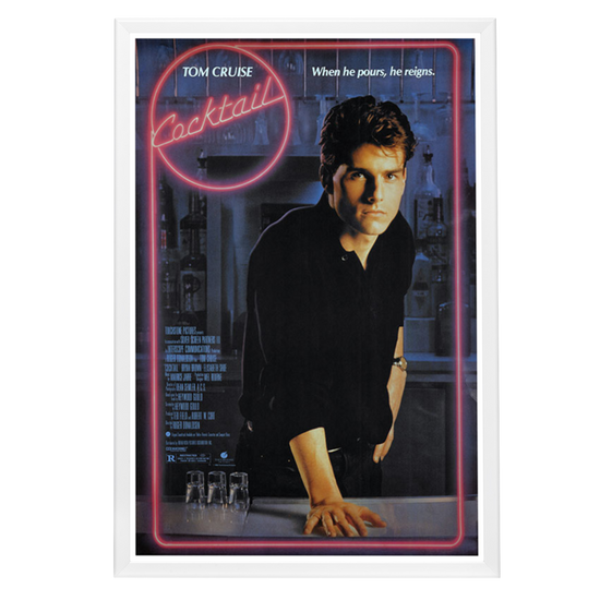 "Cocktail" (1988) Framed Movie Poster