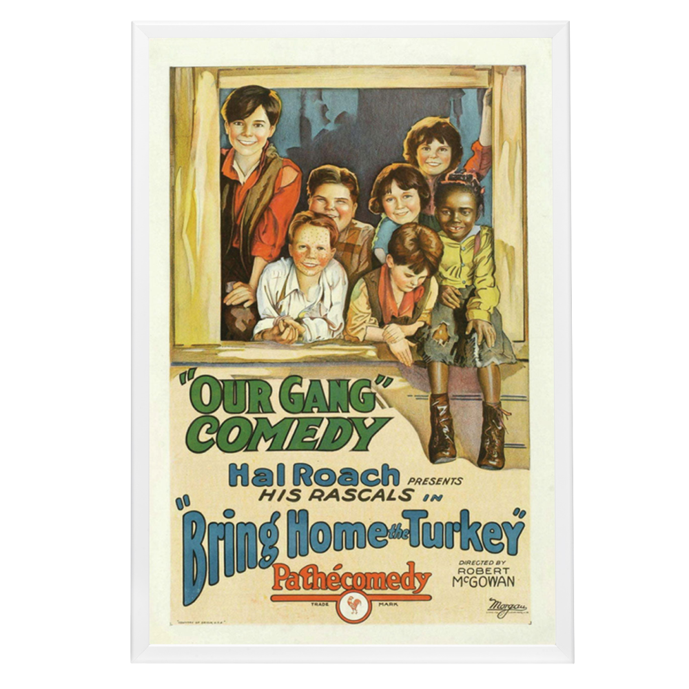 "Bring Home The Turkey" (1927) Framed Movie Poster