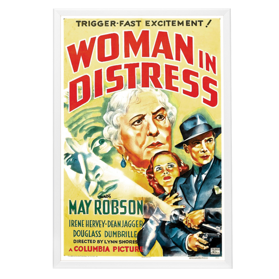 "Woman In Distress" (1937) Framed Movie Poster