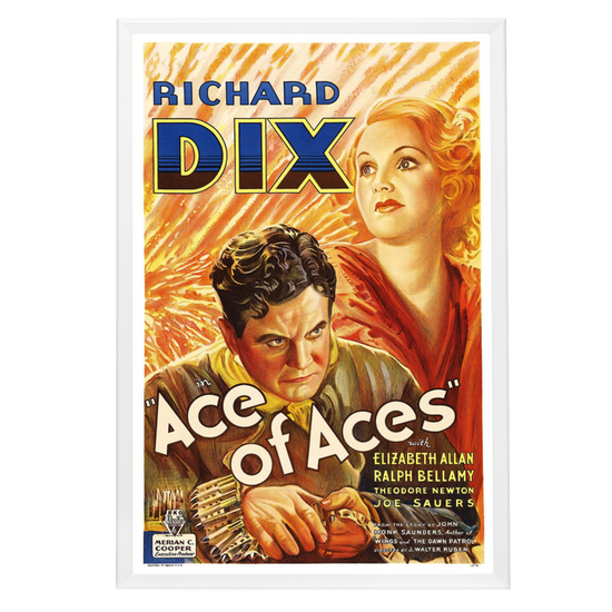 "Ace Of Aces" (1933) Framed Movie Poster