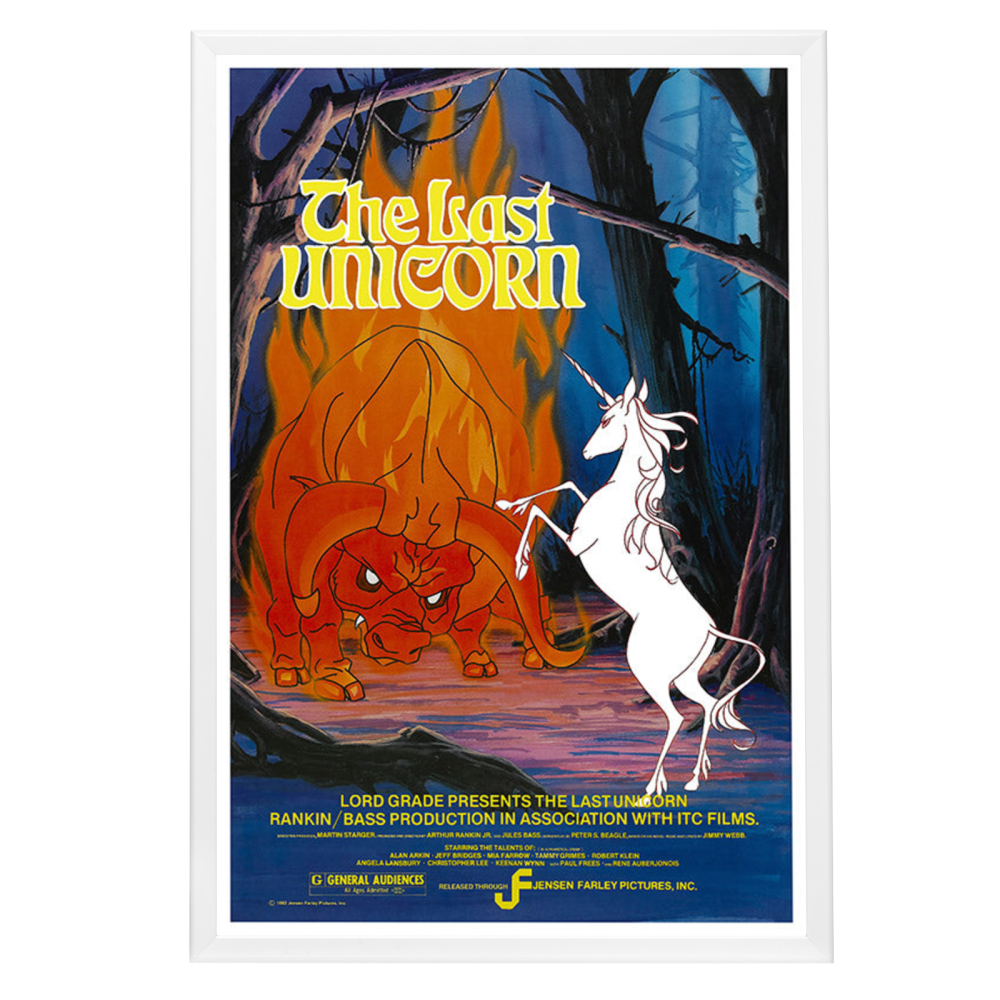 "Last Unicorn" (1982) Framed Movie Poster