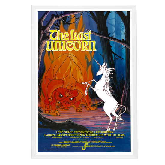 "Last Unicorn" (1982) Framed Movie Poster