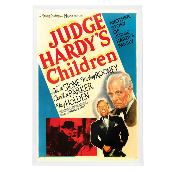 "Judge Hardy's children" (1938) Framed Movie Poster