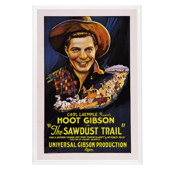 "Sawdust Trail" (1924) Framed Movie Poster