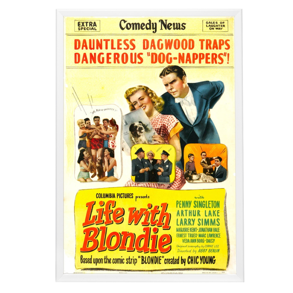 "Life With Blondie" (1945) Framed Movie Poster