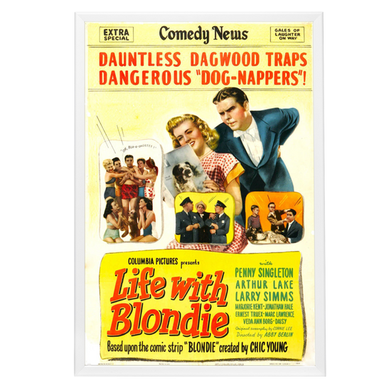 "Life With Blondie" (1945) Framed Movie Poster