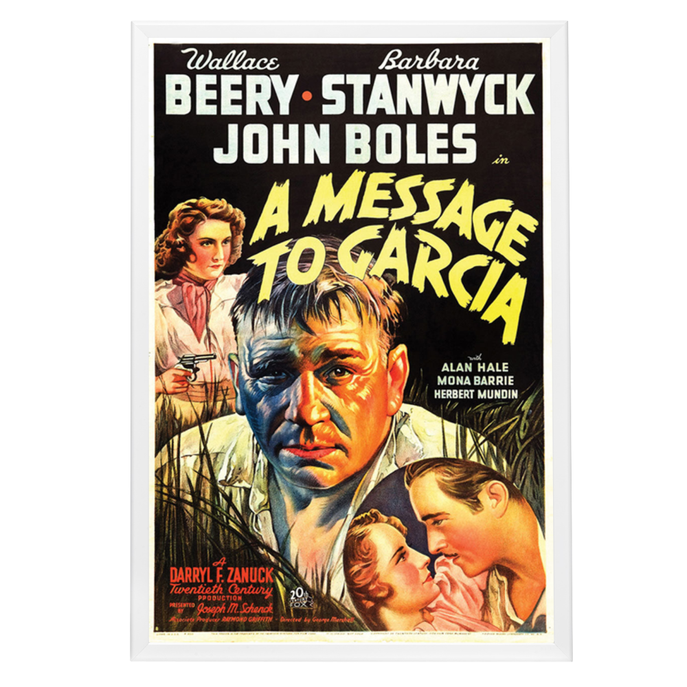 "Message To Garcia" (1936) Framed Movie Poster