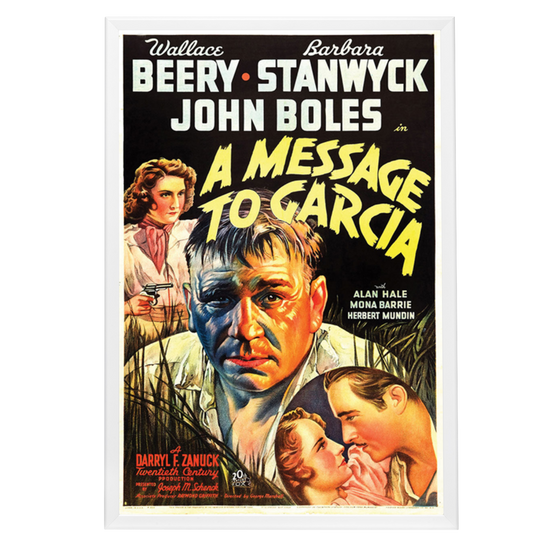 "Message To Garcia" (1936) Framed Movie Poster