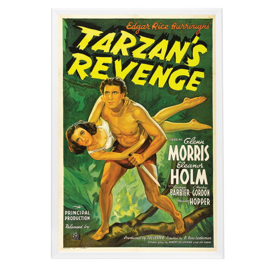 "Tarzan's Revenge" (1938) Framed Movie Poster