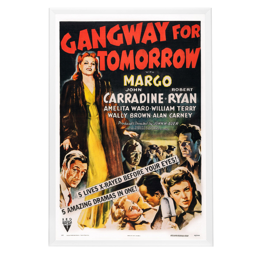 "Gangway For Tomorrow" (1943) Framed Movie Poster