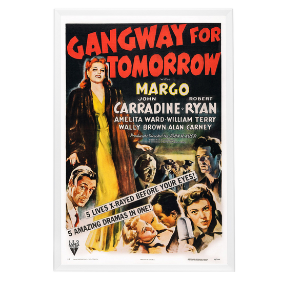 "Gangway For Tomorrow" (1943) Framed Movie Poster