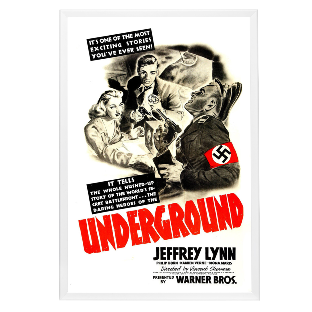 "Underground" (1941) Framed Movie Poster