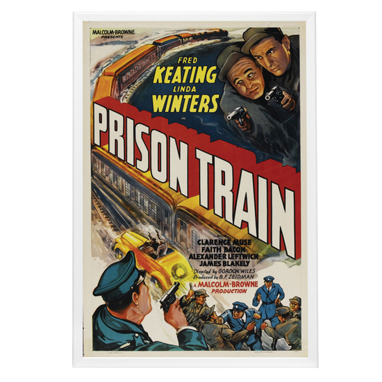 "Prison Train" (1938) Framed Movie Poster