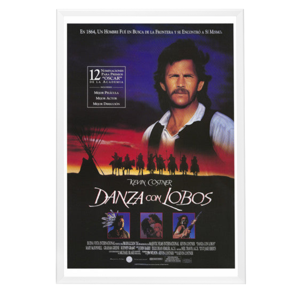 "Dances with Wolves" (1990) Framed Movie Poster
