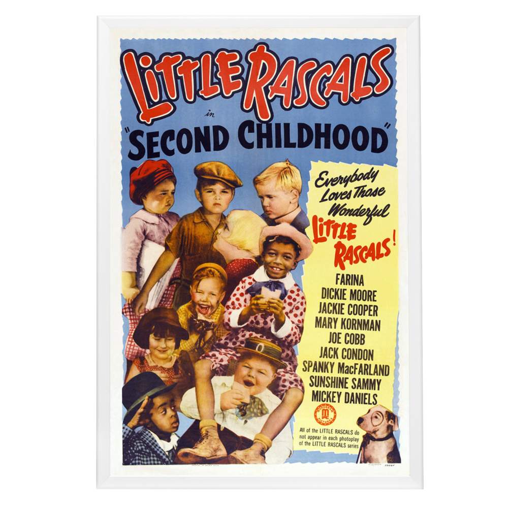 "Second childhood" (1936) Framed Movie Poster