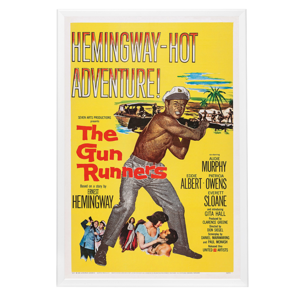 "Gun Runners" (1958) Framed Movie Poster