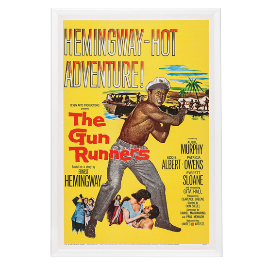 "Gun Runners" (1958) Framed Movie Poster